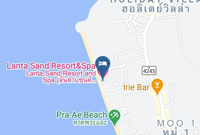 Amphoe Ko Lanta - Lanta Sand Resort&spa Maps