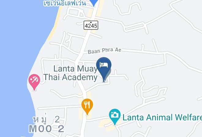 Amphoe Ko Lanta - Lanta Sport Resort Maps