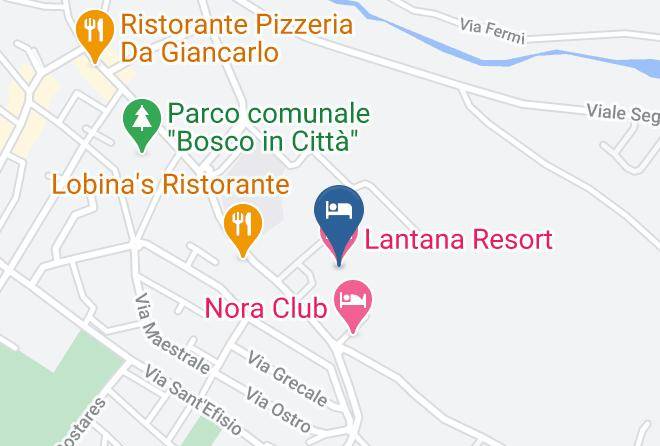 Cagliari - Lantana Resort Maps