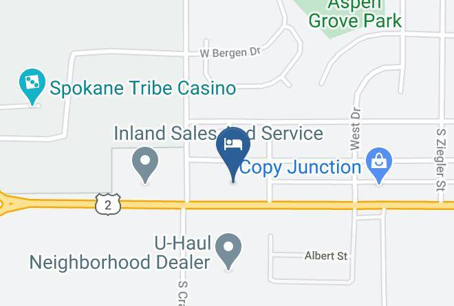 Spokane - Lantern Park Motel Maps