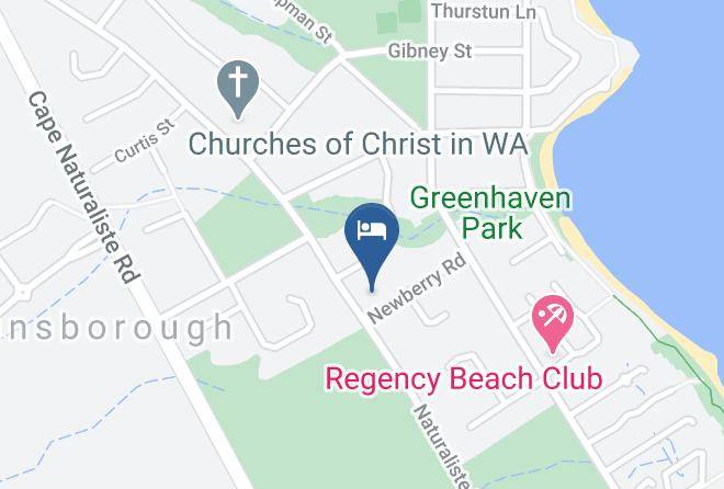Busselton - Lanterns Retreat Lodge Maps