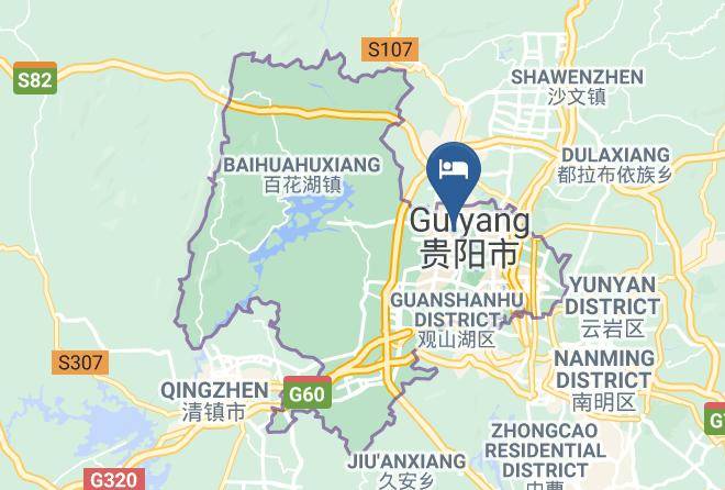 Guiyang - Lantian Fashion Hotel Maps