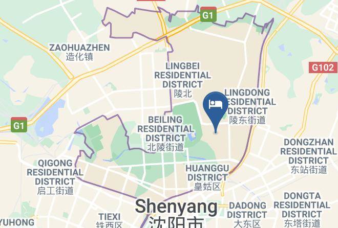 Shenyang - Lantianyu Hotel Maps