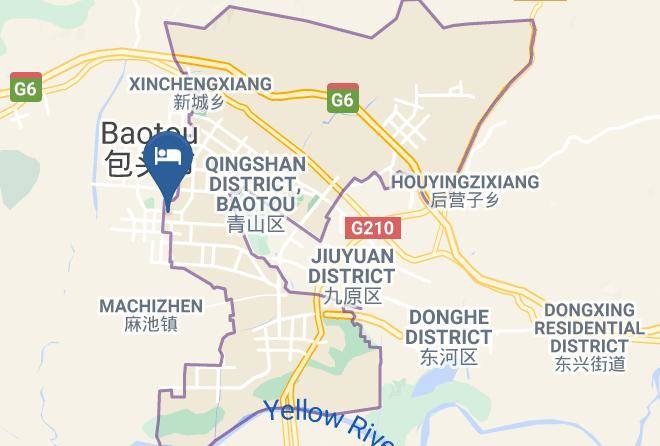Baotou - Lanting Hotel Maps