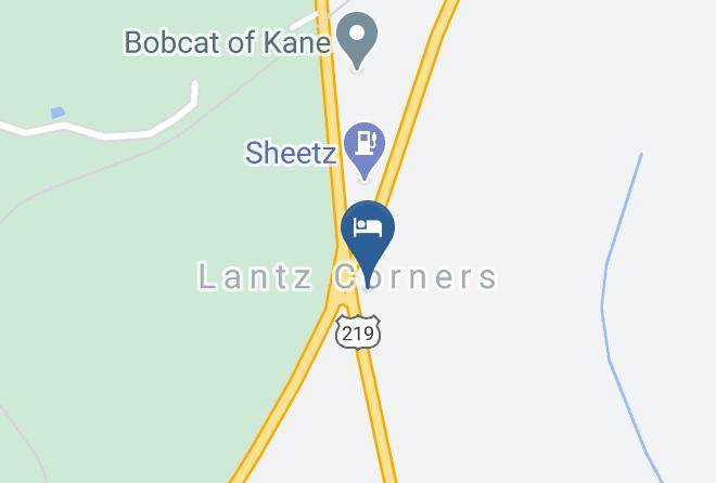 Mckean - Lantz Corners Getaway Lodging Maps