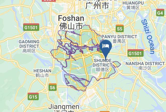 Foshan - Lanxi Holiday Hotel Maps