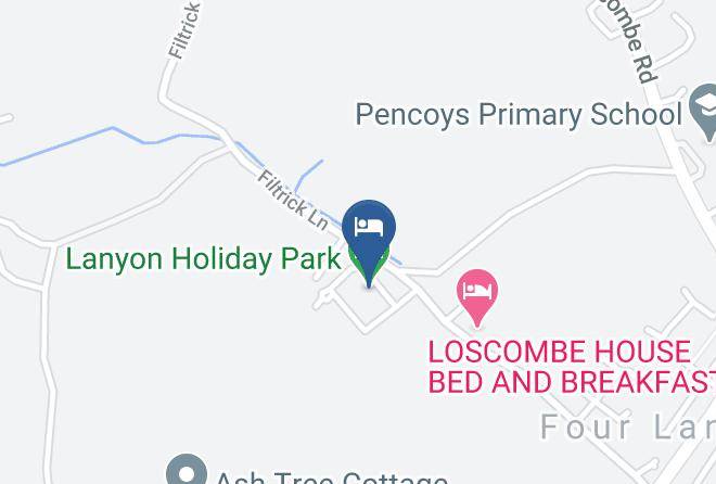 Cornwall - Lanyon Holiday Park Maps