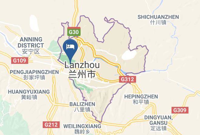 Lanzhou - Lanzhou Qianyue Electric Competition Hotel Maps
