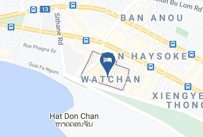 Vientiane - Lao Orchid Hotel Maps