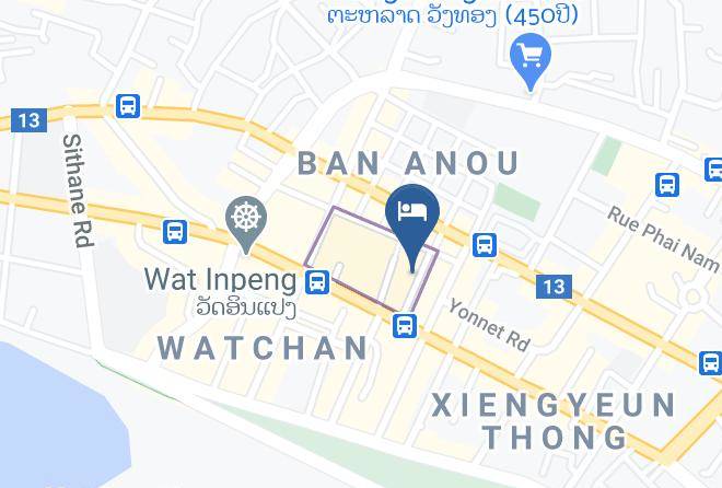 Vientiane - Lao Poet Hotel Maps
