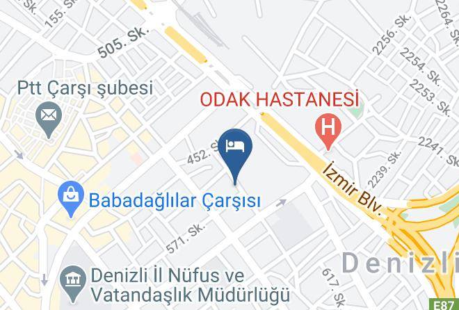 Pamukkale - Otel Laodikya Maps