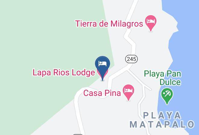 Golfito - Lapa Rios Lodge Maps