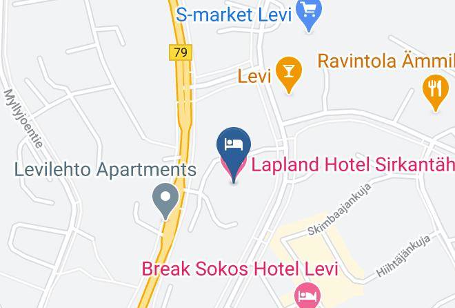 Kittila - Lapland Hotels Sirkantahti Maps