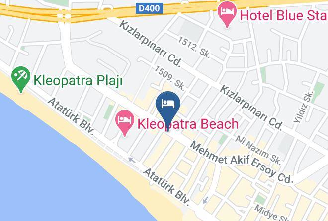 Alanya - Lapponia Hotel Maps