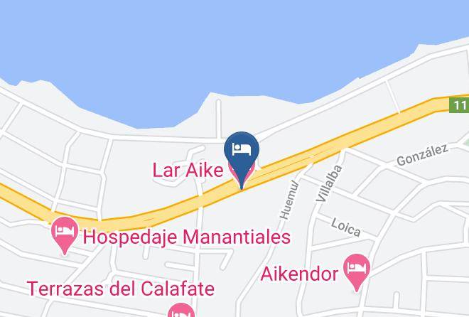 Lago Argentino - Lar Aike Maps