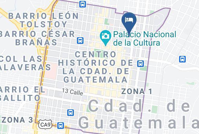 Guatemala - Lar Antiqua Hotel Maps