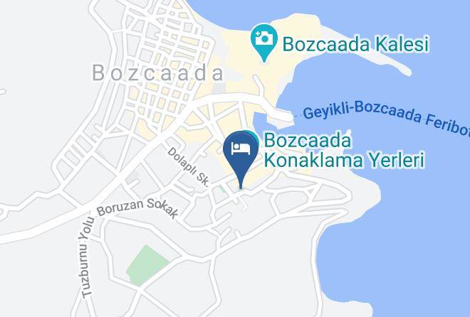 Bozcaada - Lara Butik Otel Maps