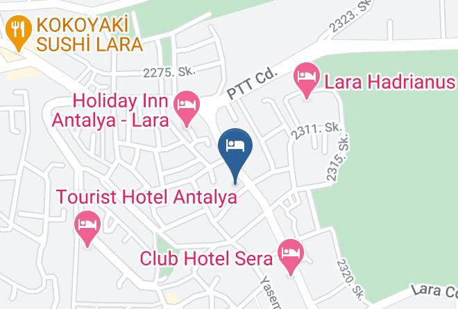 Muratpasa - Lara Eyfel Hotel Maps
