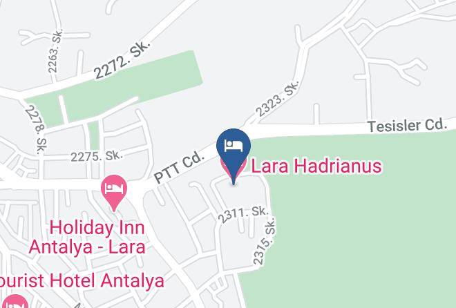 Muratpasa - Lara Hadrianus Hotel Maps