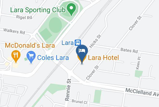 Greater Geelong - Lara Hotel Maps