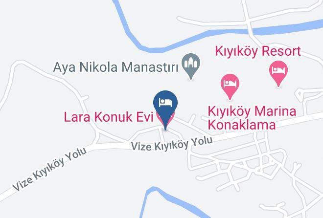 Vize - Lara Konuk Evi Maps