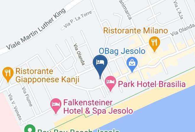 Venice - Condominio Lara Maps