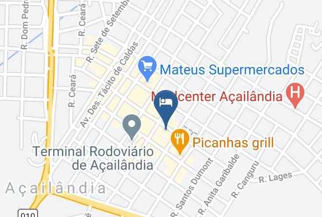 Laras Hotel Em Acailandia Ma Map