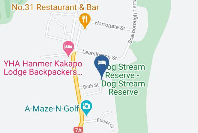 Hurunui - Larchwood Motel Maps