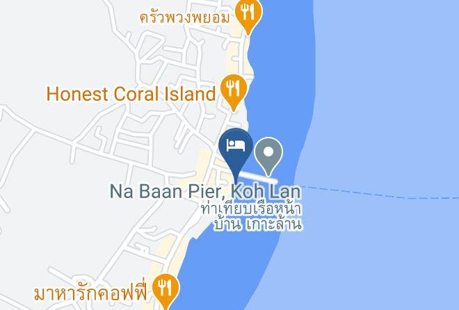 Amphoe Bang Lamung - Lareena Resort By The Sea Koh Larn Maps