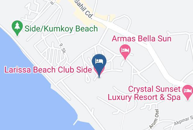 Larissa Beach Club Side Map