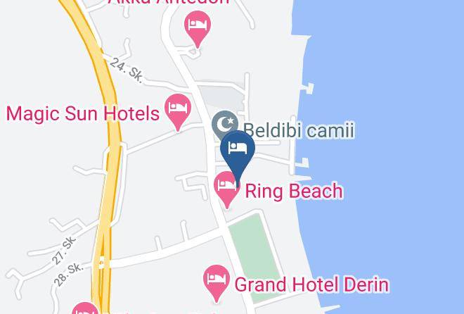 Larissa Mare Beach Map