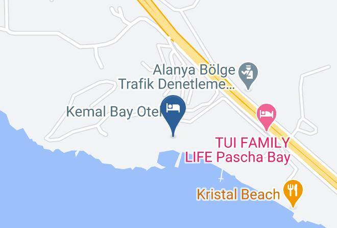 Antalya - Larissa Hill Beach Maps
