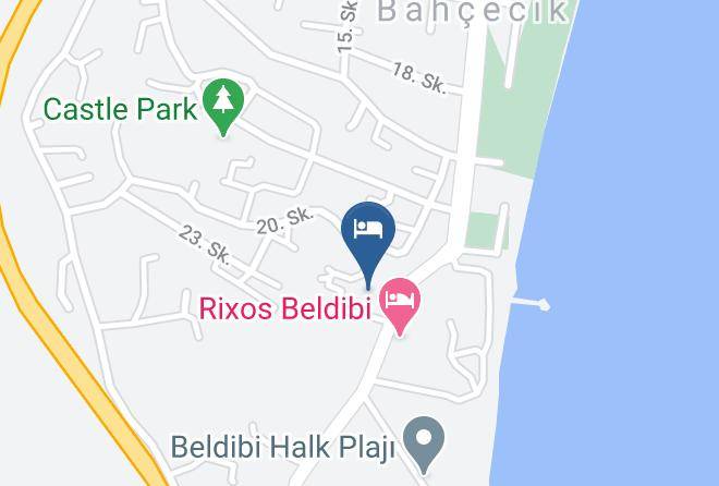 Konyaalti - Larissa Hotel Maps