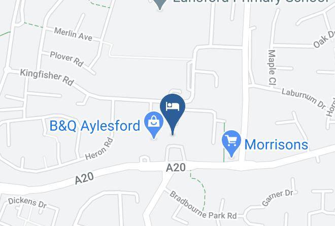 Larkfield Priory Hotel Map