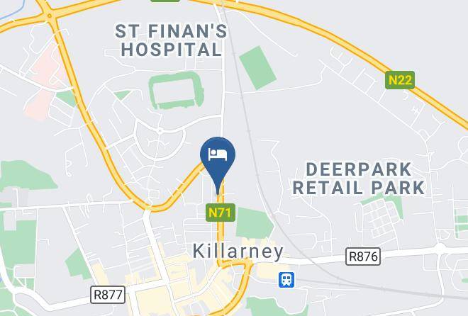 Killarney - Larkinley Lodge B&b Maps