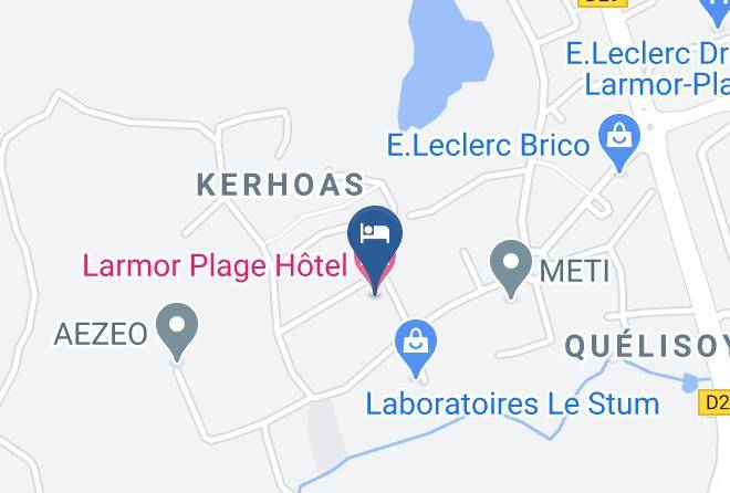 Larmor Plage Hotel Map