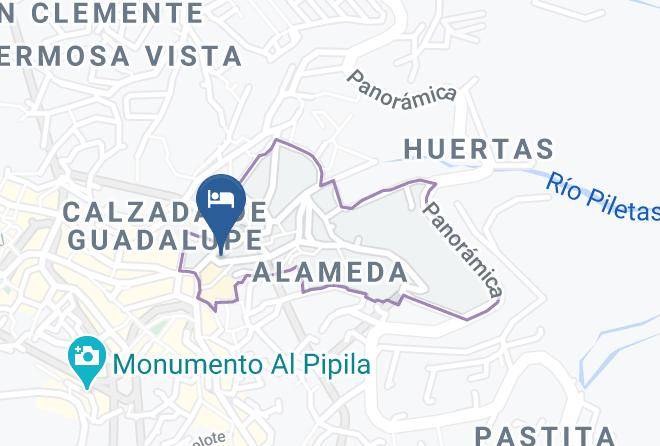 Guanajuato Alameda - Las Alamedas Maps