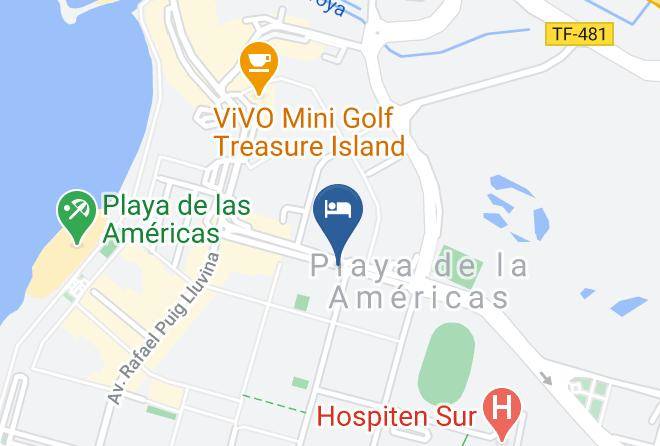 Las Americas Tenerife Map