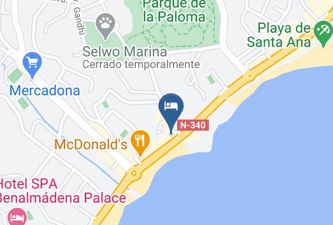 Malaga - Hotel Symbol Las Arenas Maps