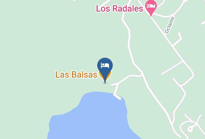 Villa La Angostura - Las Balsas Restaurant Maps