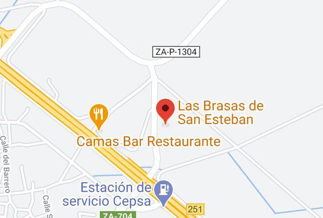 Zamora - Las Brasas De San Esteban Maps