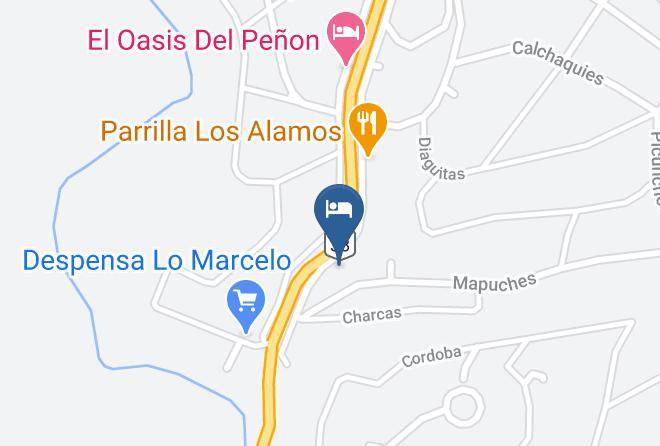 Punilla Department - Las Cabanas De La Oma Maps
