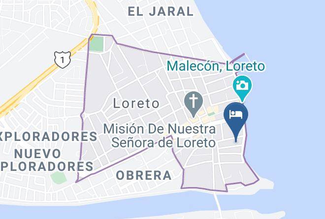 Loreto - Las Cabanas De Loreto Maps
