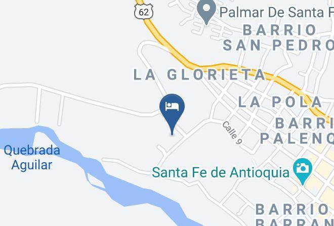 Santa Fe De Antioquia - Las Cabanas De Pino Maps
