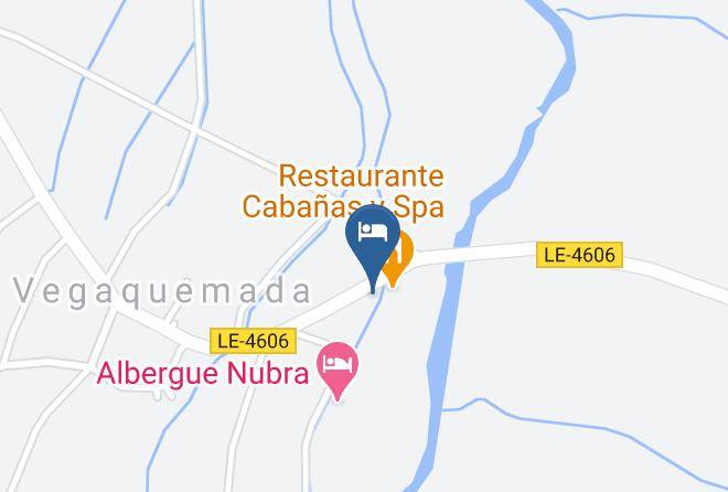 Leon - Las Cabanas Vegaquemada Maps