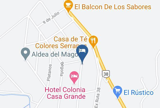 Punilla Department - Las Cabanas Yasi Yatere Maps