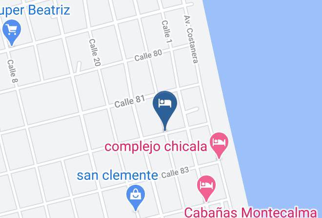 Mar Del Tuyu - Las Calandrias Cabanas Maps