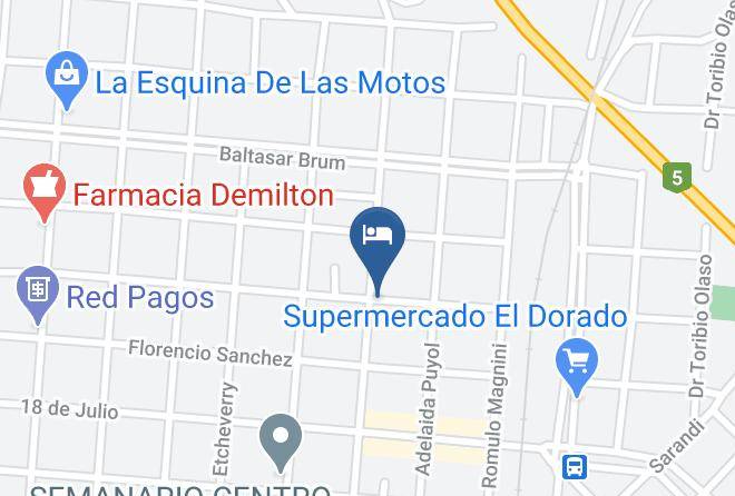 Paso De Los Toros - Las Calas Homestay Maps