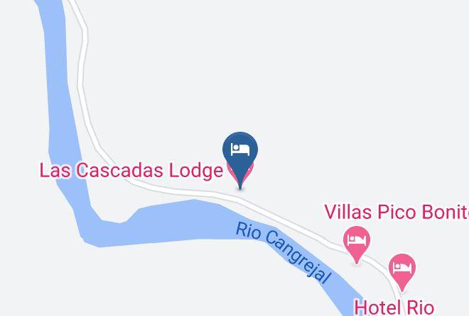 La Ceiba - Las Cascadas Lodge Maps