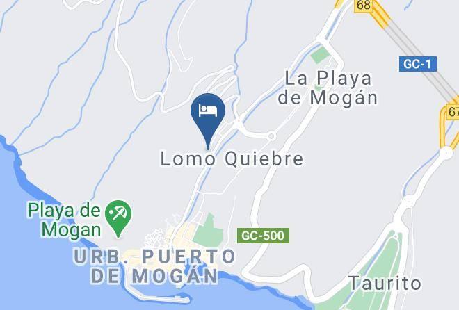 Las Cascadas Mogan Map